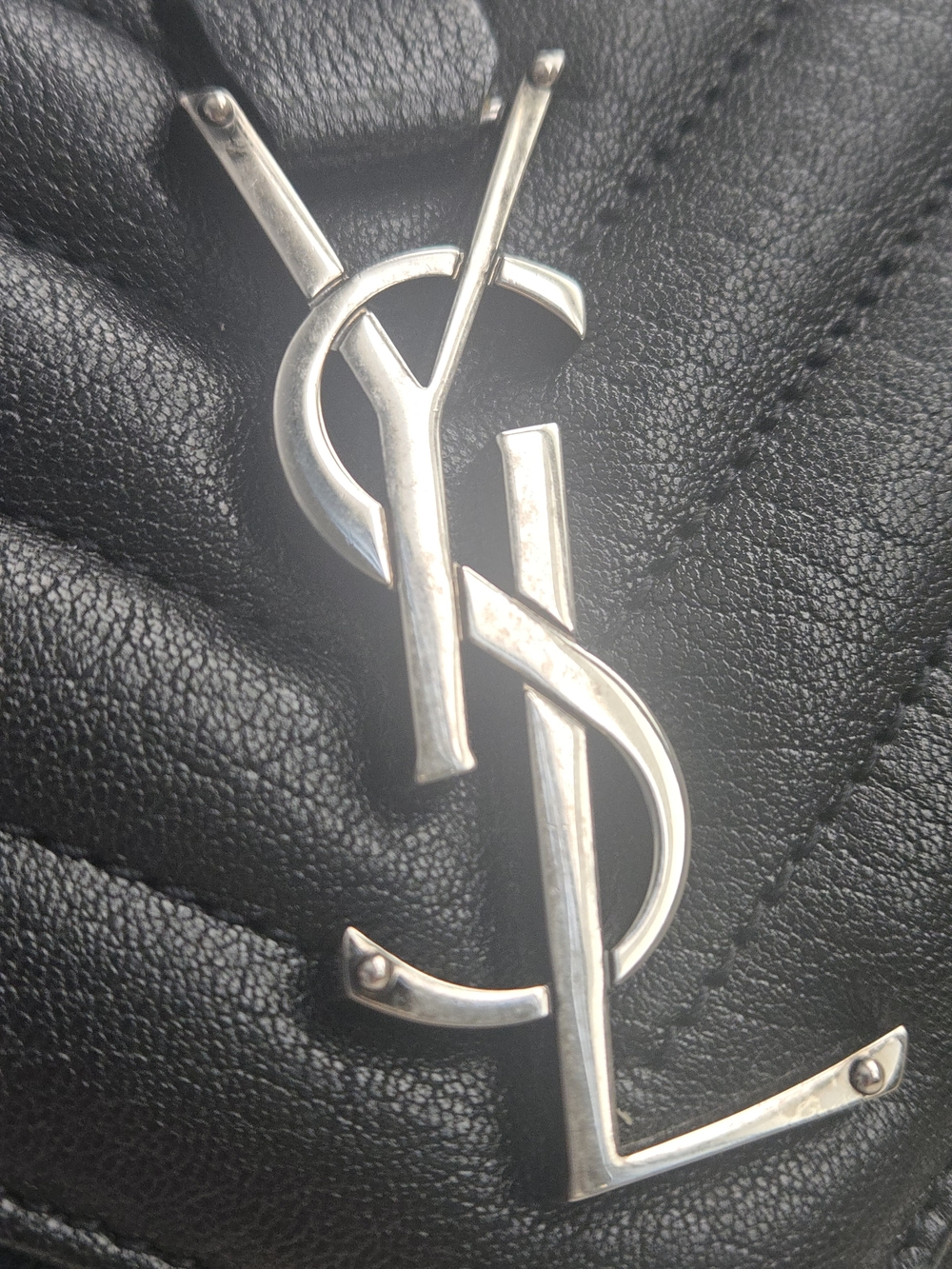 SAINT LAURENT YSL COLLEGE Bag – Black Quilted Leather 🖤 - Picture 16 of 17